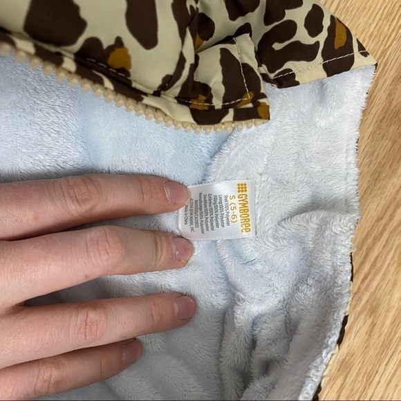 Gymboree Fleece Lined Cheetah Print Vest Small - Picture 5 of 5